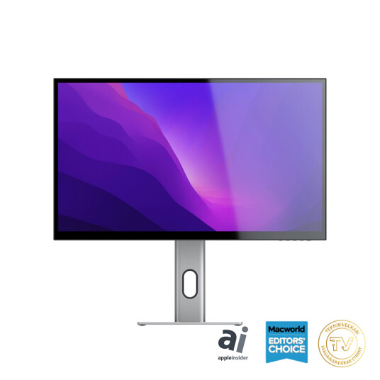 ALOGIC Clarity 27" UHD 4K IPS Monitor med 90W USB-C og Høyttalere i Sølv ALOGIC Clarity 27" UHD 4K IPS Monitor med 90W USB-C og Høyttalere i Sølv