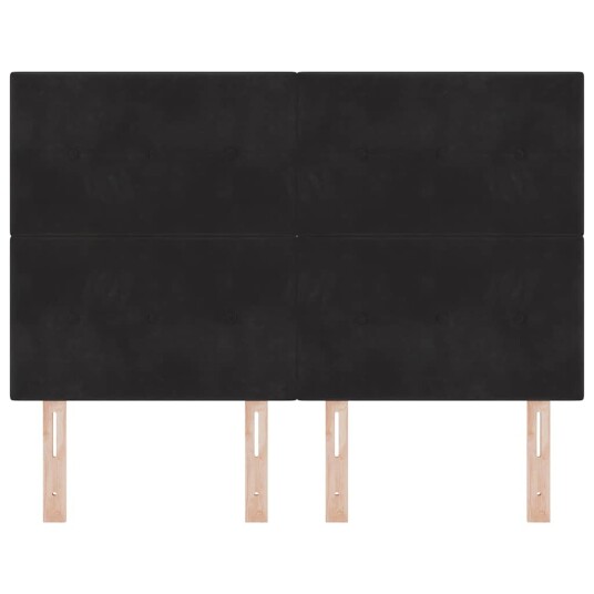 LED Hodegjerde Svart 72 cm Fløyel LED Hodegjerde Svart 72 cm Fløyel