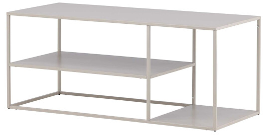 Venture Home Design Staal salongbord Beige 120 x 50 cm 1615712-01-80 1708593-01-0