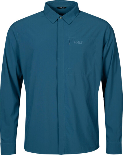 Halti Men"s Samoy Long Sleeve Shirt Indian Blue S Halti Men"s Samoy Long Sleeve Shirt Indian Blue S
