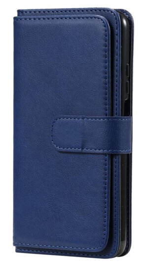 INCOVER Xiaomi Poco M3 Kunstskinn Flip Deksel m. Ytterligere Lommebok - Blå
