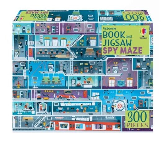 Usborne Book And Jigsaw Spy Maze Av Kate Nolan, Sam Smith