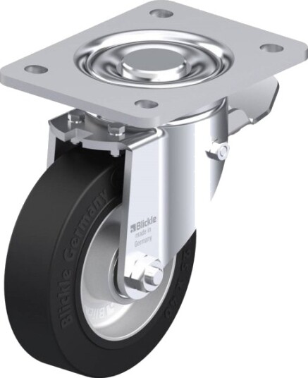 Blickle 620690 Lh-Alev 125K-3-St Styrehjul Med Brems 125 Mm 250 Kg 1 Stk