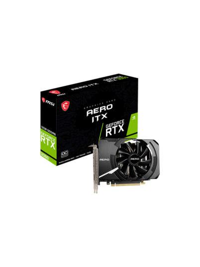 MSI GeForce RTX 3060 AERO ITX OC LHR - 12GB GDDR6 RAM - Grafikkort