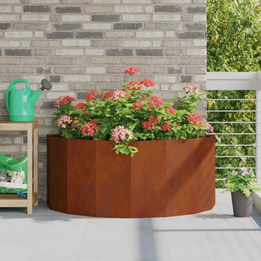 vidaXL Plantekassed Rusten 120 x 60 x 50 cm Cortenstål vidaXL Plantekassed Rusten 120 x 60 x 50 cm Cortenstål