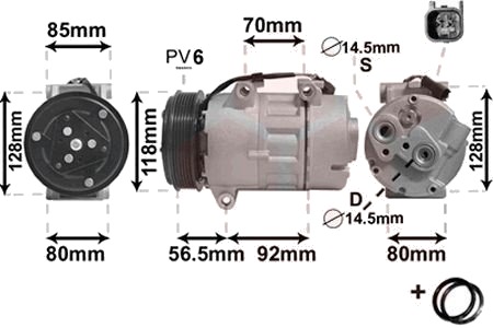 AC-kompressor VAN WEZEL 1800K394
