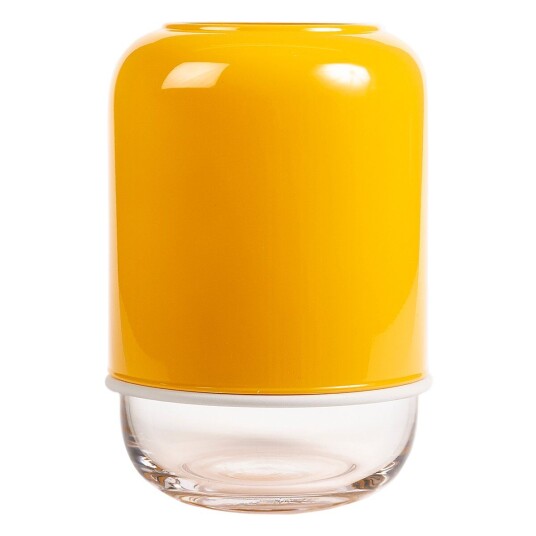 Muurla Capsule justerbar vase 18–28 cm Gul-klar