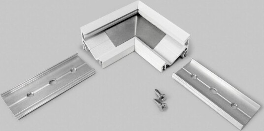 Profilsamler CORNER14 90GRAD Hvit lakkert
