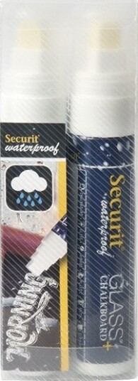 Securit Sma820 V2 Wt Hvit Blokk Luktfri 2 Stykker