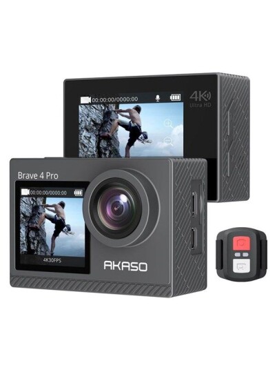 Akaso Brave 4 Pro Dual Screen 4K/30fps 20MP Action Camera Akaso Brave 4 Pro Dual Screen 4K/30fps 20MP Action Camera