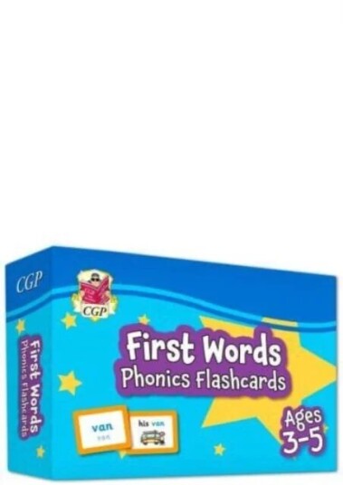 First Words Phonics Flashcards For Ages 3-5 Av Cgp Books