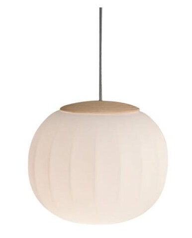 Luceplan Lita Taklampe Ø18 Opal & Ask