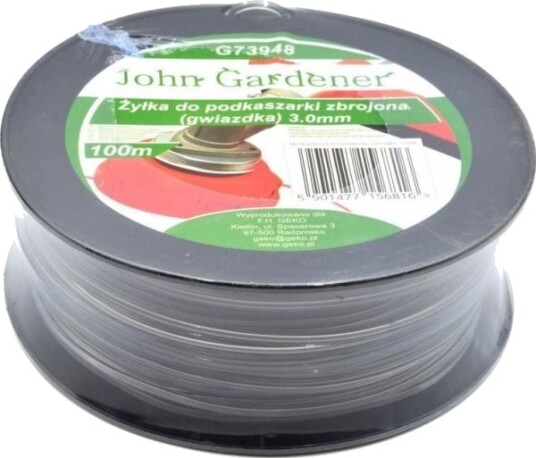 Geko Zylka Til Trimmer Zbrojona Stjerne 3,0 Mm X 100 M 20 G73948 Geko Zylka Til Trimmer Zbrojona Stjerne 3,0 Mm X 100 M 20 G73948