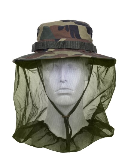 Rothco Boonie/Bully Hat med myggnett Grønn, Brun