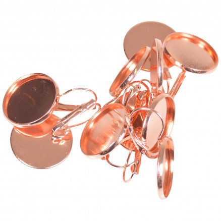 Infinity Hearts Ørebøyle DIY Jern Rosegull Ø20mm 10 stk Infinity Hearts Ørebøyle DIY Jern Rosegull Ø20mm 10 stk