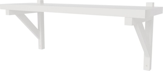 Frama Bracket Shelf Base White Large Vegghyller Hvit Tre