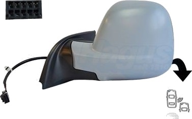 Sidespeil VAN WEZEL 0991827