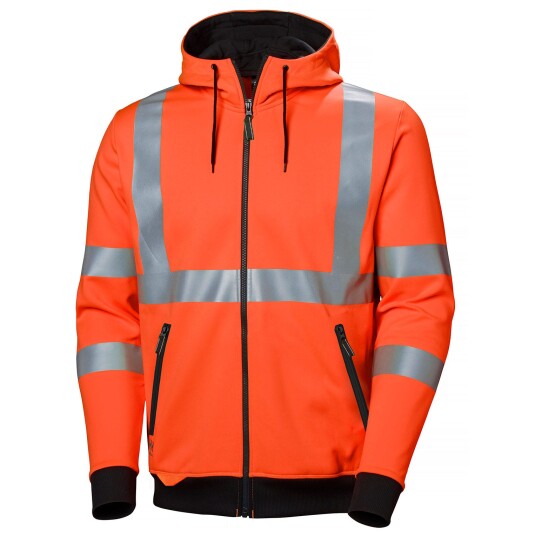 HH Workwear Workwear Helly Hansen Addvis Hi Vis Hettejakke Med Glidelås Oransje XXL
