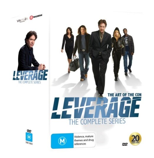 Leverage Den Komplette Serien DVD Leverage Den Komplette Serien DVD