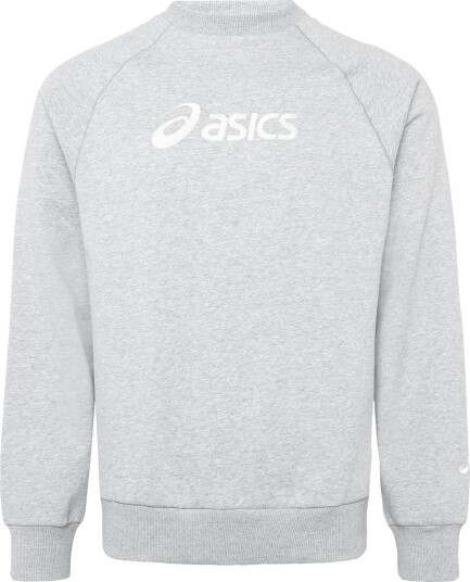 Asics Asics Logo Fleece Crew Neck Top Grey S