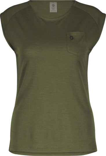 Scott Defined Merino Tech Tanktop Grønn Kvinner