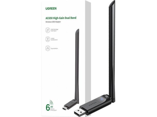 Ugreen Usb Adapter Usb Adapter / Eksternt Nettverkskort Ugreen 90339 (Sort)