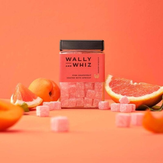 Wally And Whiz Pink Grapefrugt Med Abrikos Cube 240G