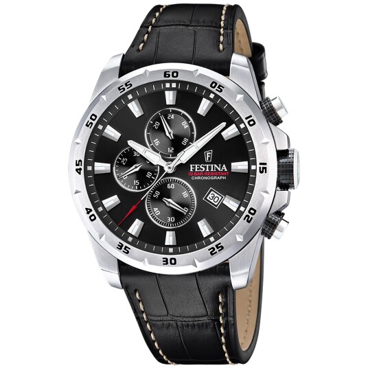 Festina Chronograph F20692/4 - Herre - 45 mm - Analog - Kvarts urverk - Mineralglas Festina Chronograph F20692/4 - Herre - 45 mm - Analog - Kvarts urverk - Mineralglas