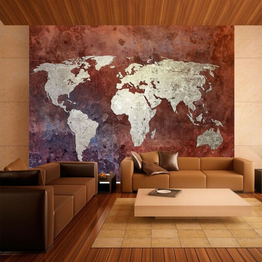 Fototapet Iron Continents 200x154 - Artgeist sp. z o. o.