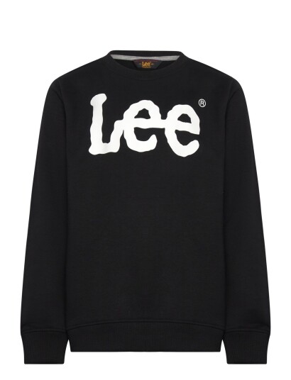 Lee Jeans Wobbly Lee Graphic Lb Crew   Black   122