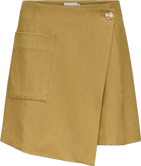 Object Objlisa Re Wrap Skirt Noos Khaki green 34