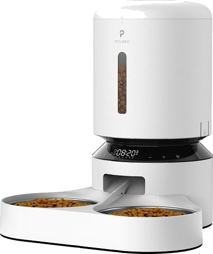 Petlibro Granary Dobbelt Matbrett Automatisk Kattemater 5L (Hvit) Petlibro Granary Dobbelt Matbrett Automatisk Kattemater 5L (Hvit)