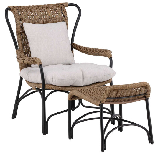 Venture Design Loreto loungestol Svart Venture Design Loreto loungestol Svart