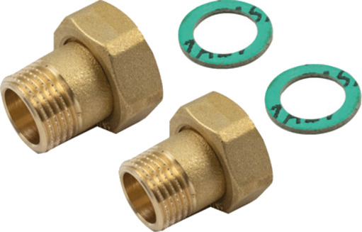 Gjengesett med nippler 1" med 1,1/4" OML