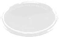 Plastlåg Ø120 Mm Rund Klar Pp,50 Stk/Ps 50 Stk.