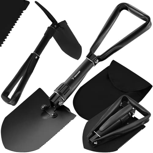 Trizand 3-i-1 sammenleggbar spade med hakke og sag 23830