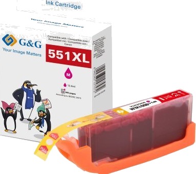G&G Canon CLI 551M XL magenta blekkpatron
