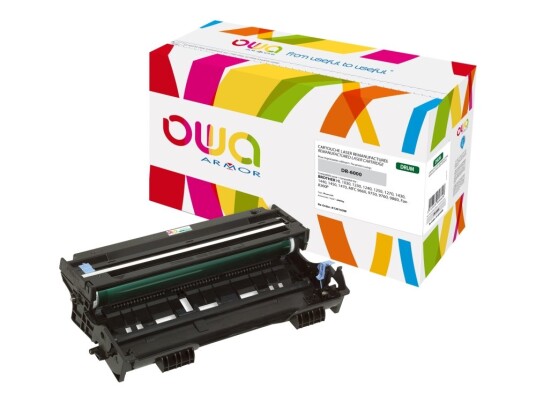 Owa - Svart - Kompatibel - Gjenfabrikert - Trommelsett Alternativ For: Brother Dr6000 - For Brother Hl-1030 1230 1240 1250 1270 1430 1440 1450 1470 P2500 Mfc-8300 9600