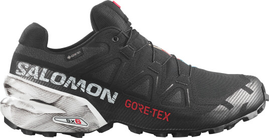 Salomon Unisex Speedcross 6 GORE-TEX 20 Years Black / White / Fiery Red, 39 ⅓