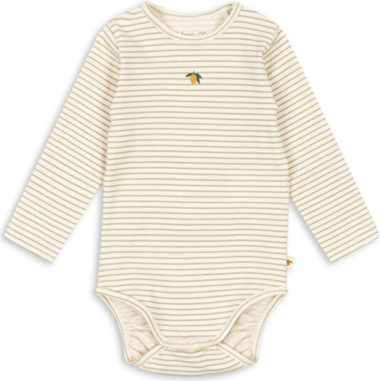 Konges Sløjd basic ls body gots – tea stripe 3år Konges Sløjd basic ls body gots – tea stripe 3år