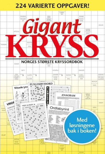 Gigantkryss 1. Norges største kryssordbok. 220 var