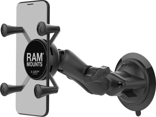 Ram Mounts X Grip Mobilholder Med Dreielås Sugekopp Ram Mounts X Grip Mobilholder Med Dreielås Sugekopp