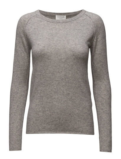 Rosemunde Rwlaica Cashmere Ls O-Neck Raglan P - Grey - XL