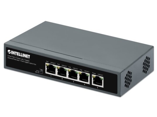Intellinet 562010, Uhåndtert, Gigabit Ethernet (10/100/1000), Full Tosidig, Strøm Over Ethernet (Poe), Kan Monteres På Vegg