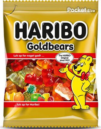 Haribo Goldbears Gummibjørner 80 gram