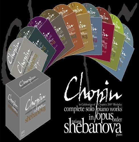 Tatiana Shebanova Complete Solo Piano Works CD