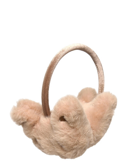 Mango Bear-Design Earmuffs - Brown - ONE SIZE