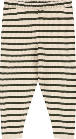 Konges Sløjd Leggings Buma Stripe Verti Konges Sløjd 2 år (92) Leggings Armygrønn Beige Grønn