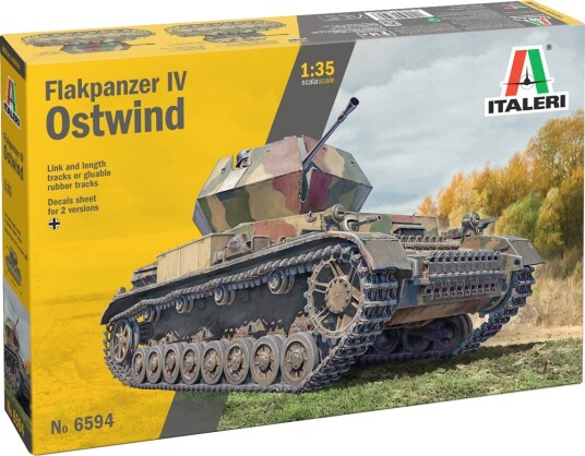 Italeri Flakpanzer IV Ostwind Modelltank 1:35