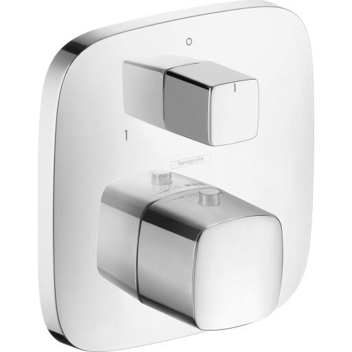 Hansgrohe Pura Vida termostat, krom, med avsperring og vender